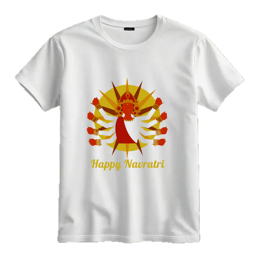 A Navratri Special Half Sleeves Unisex T shirt