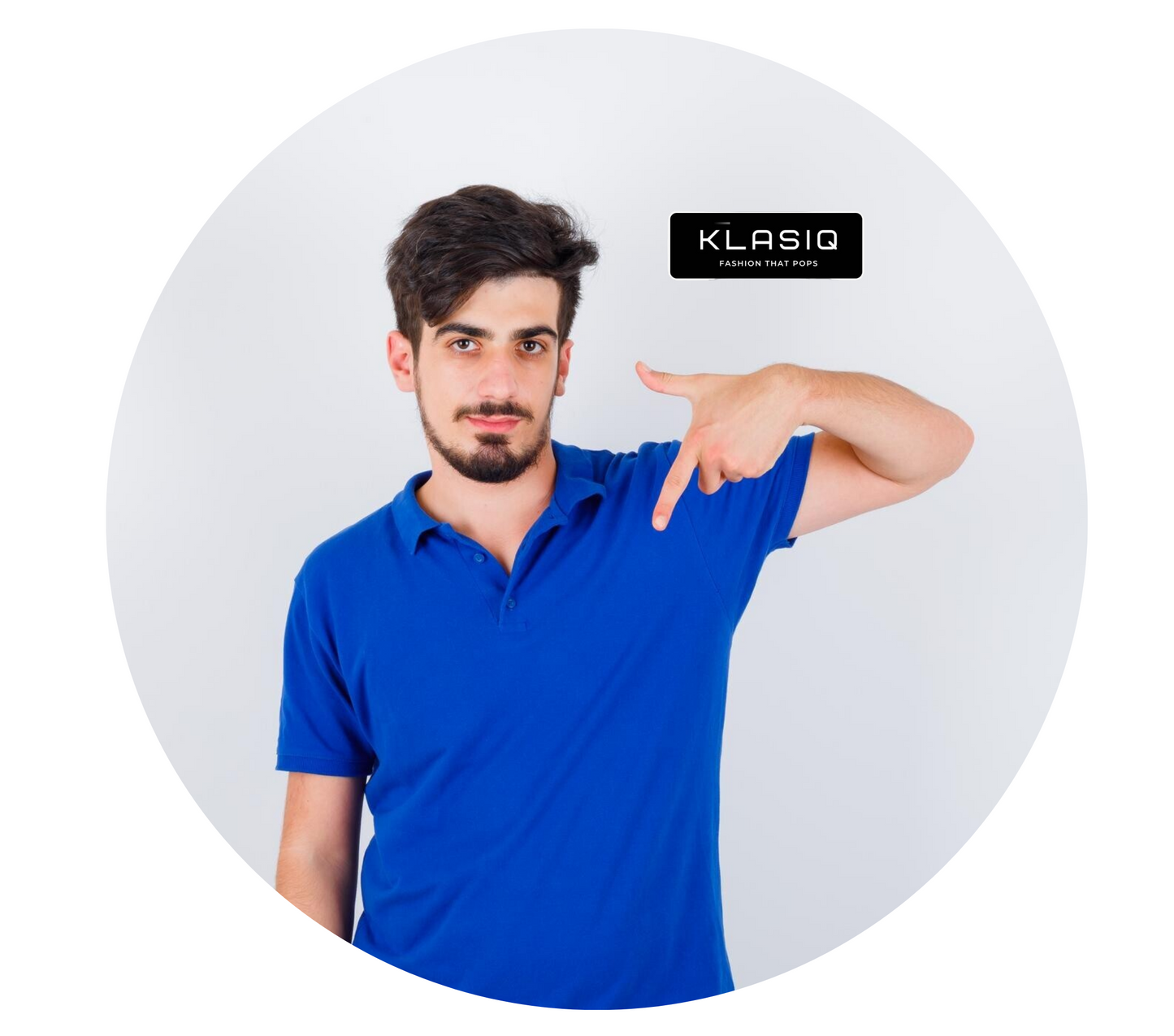 Regular Short Sleeve Polo T Shirt Royal Blue