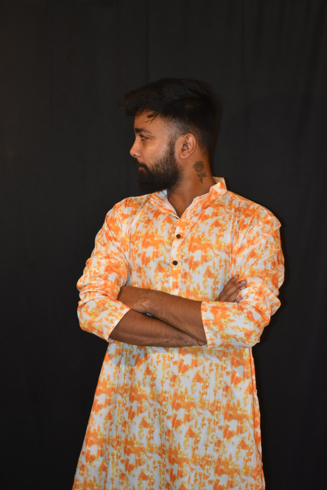 Cotton Printed  Kurta for Men