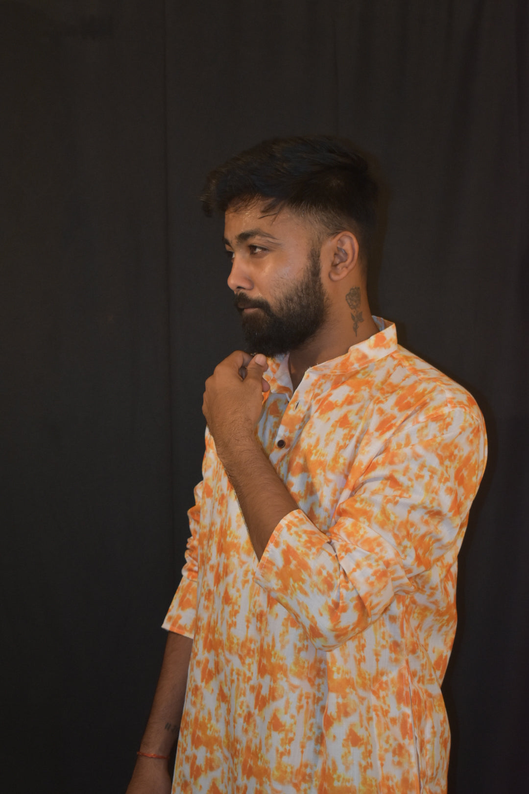 Cotton Printed  Kurta for Men