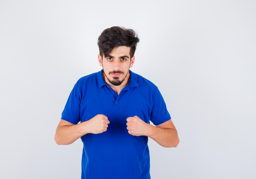 Regular Short Sleeve Polo T Shirt Royal Blue