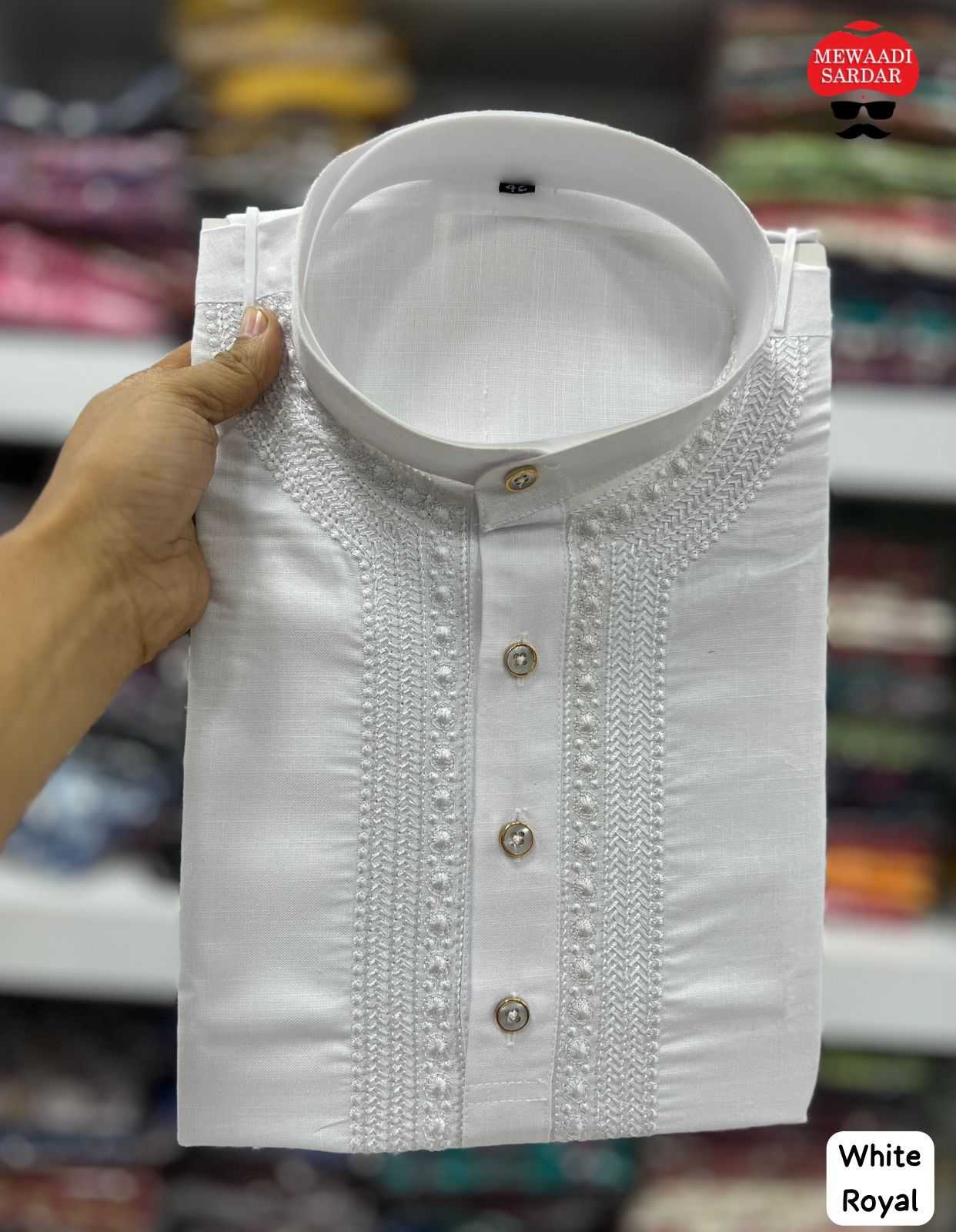 Pure Cotton Plain Premium Quality Kurta